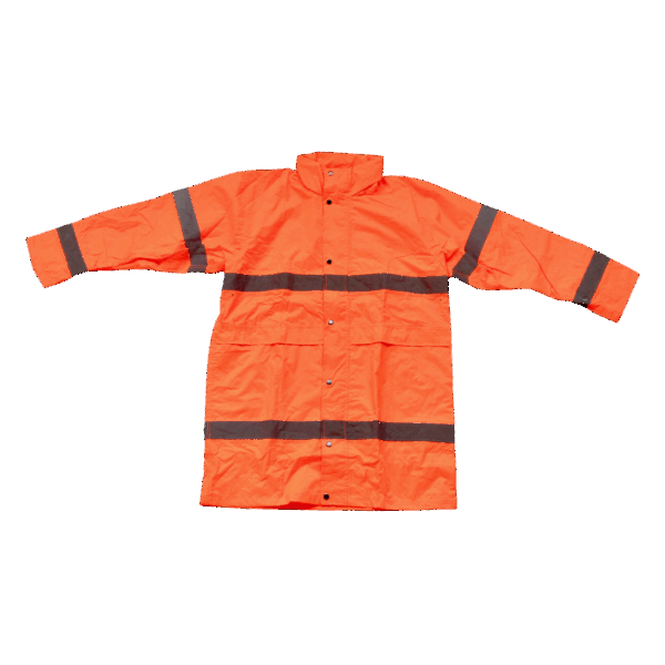 VESTE DE PLUIE LONGUE ORANGE