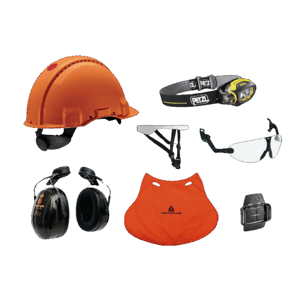 CASQUE DE SECURITE ORANGE