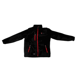 VESTE POLAIRE NOIRE MANCHES AMOVIBLES