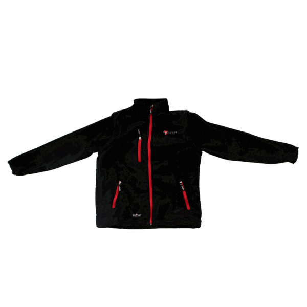 VESTE POLAIRE NOIRE MANCHES AMOVIBLES