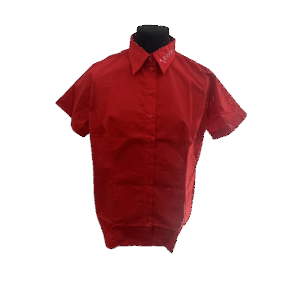 BLOUSE ROUGE - F - MC